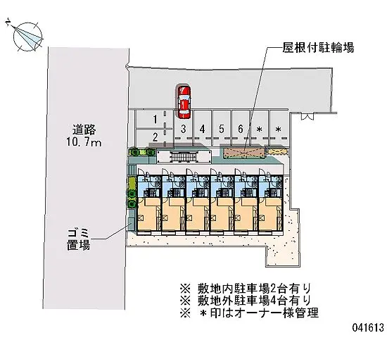 ★手数料０円★上尾市愛宕　月極駐車場（LP）